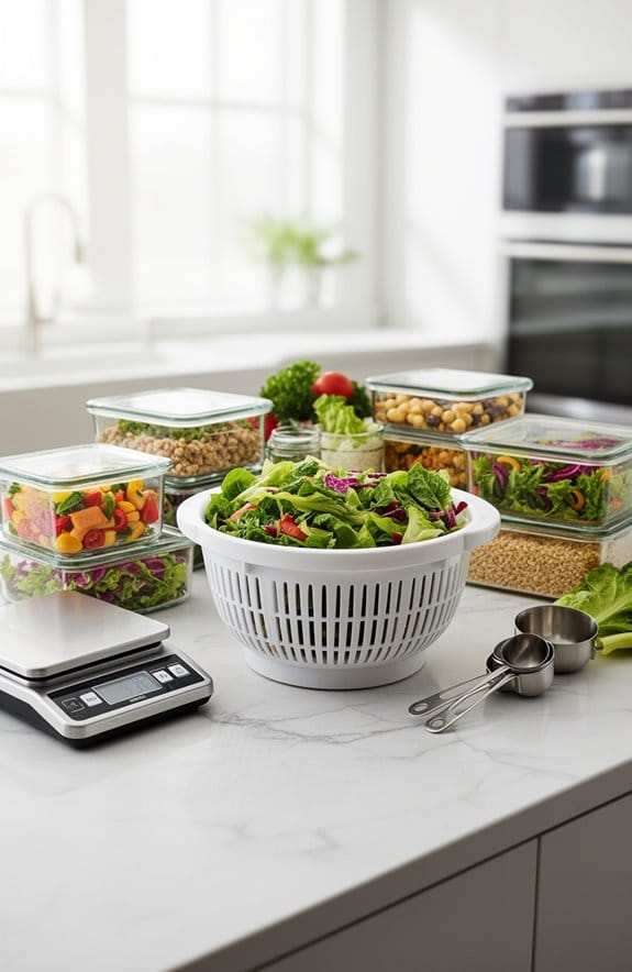 effortless greens tossing tools