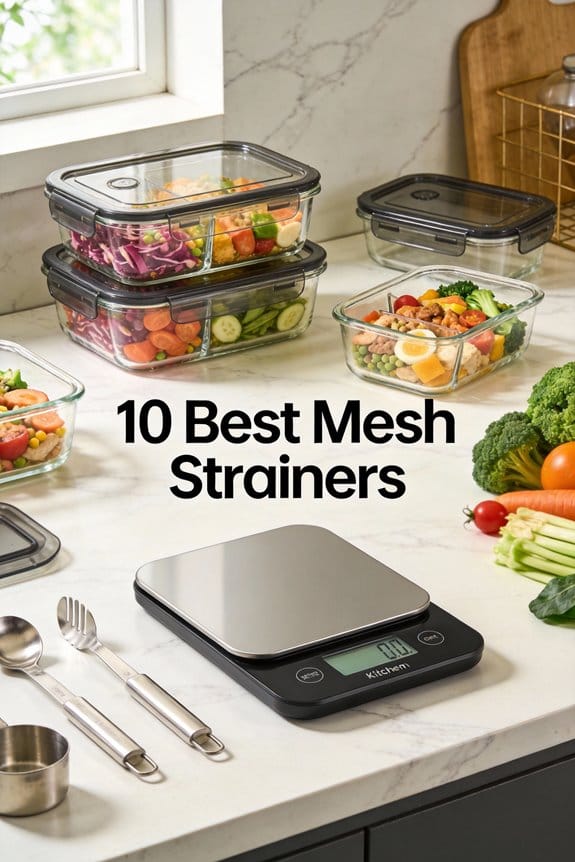 essential kitchen mesh strainers