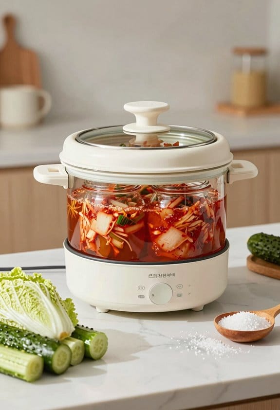 fermenting kimchi and pickles
