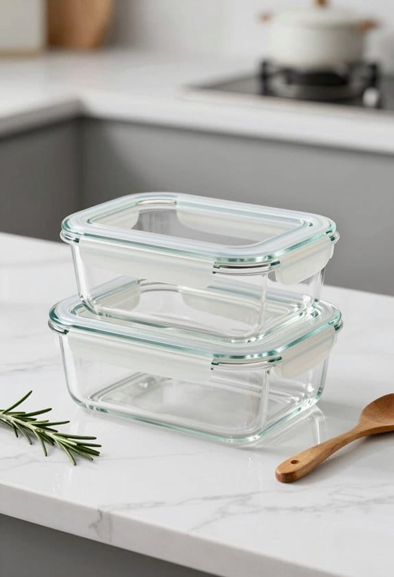 glass containers ensure food freshness