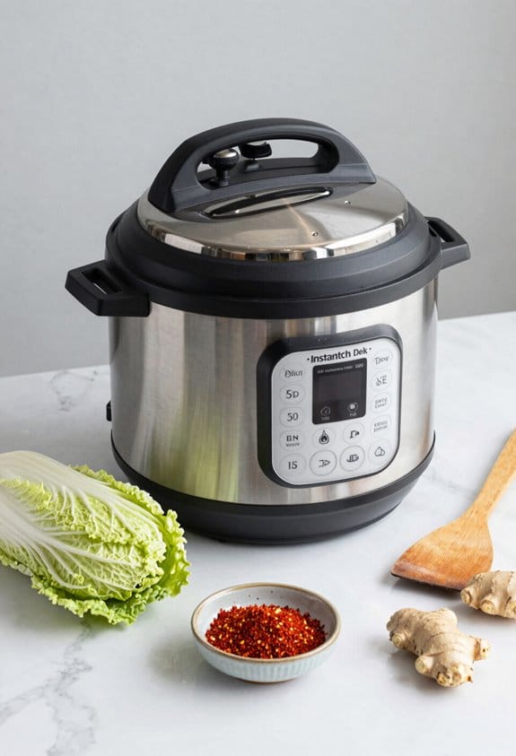 homemade kimchi in instant pot