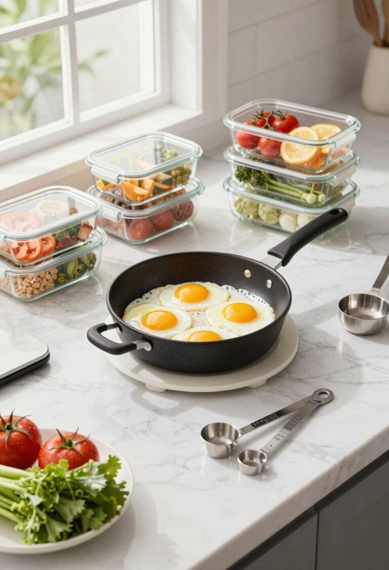 perfectly cooked egg pans