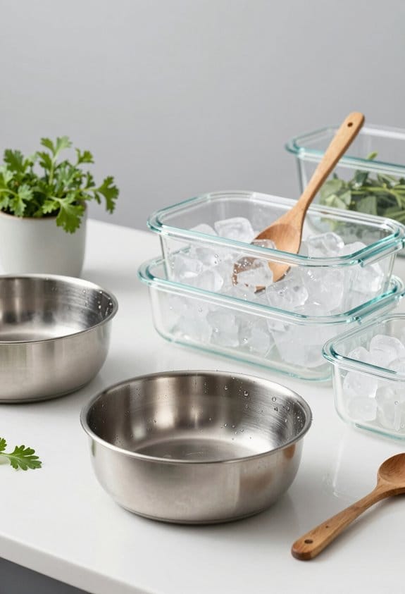quick cooling techniques for dishes