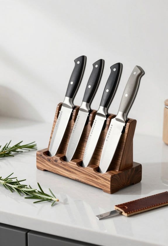 safe and organized knife storage