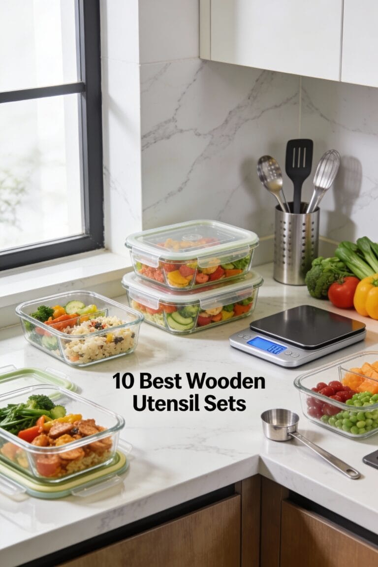 stylish wooden utensil sets
