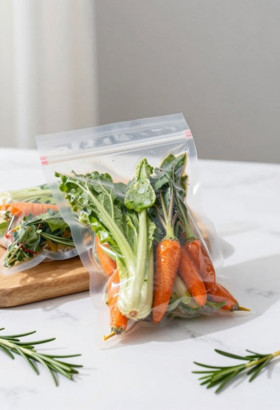 vacuum seal for freshness